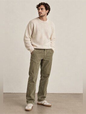 La Paz Olive Green Corduroy Pants Size S – 100% Cotton Made in Portugal